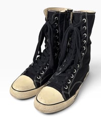S/S 2004 NUMBER (N)INE “DREAM BABY DREAM” SIDE ZIP LONG SNEAKERS［8］