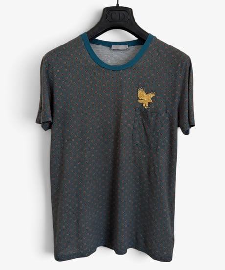 A/W 2005 DIOR HOMME “GLAM ROCK” EAGLE EMBROIDERED T-SHIRT［XS］