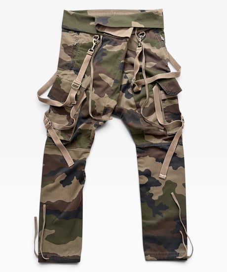 S/S 2011 BALMAIN HOMME SAROUEL PARACHUTE CAMO PANTS［M］