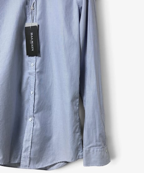 A/W 2012 BALMAIN HOMME EAGLE PIN BAND COLLAR SHIRT［37］