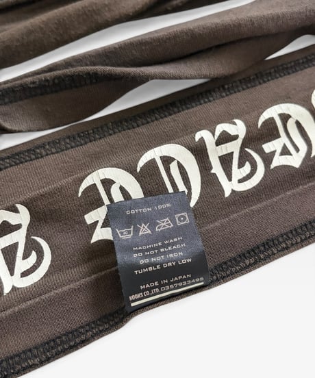 A/W 2004 NUMBER (N)INE “GIVE PEACE A CHANCE” MULTI-LAYERED COTTON SCARF