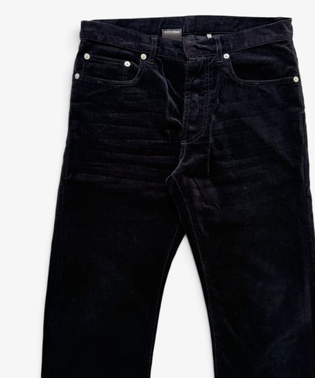 A/W 2005 DIOR HOMME “GLAM ROCK” BLACK VELVET BOOTCUT［28］