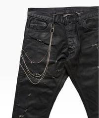 S/S 2008 DIOR HOMME SILVER 4-STRAND WALLET CHAIN