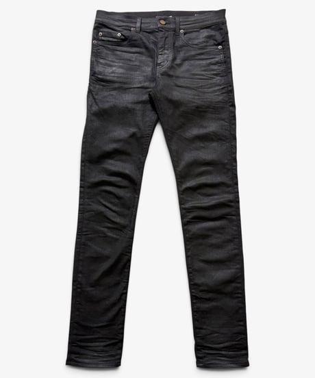 S/S 2020 SAINT LAURENT PARIS D02 WAXED BLACK DENIM［30］