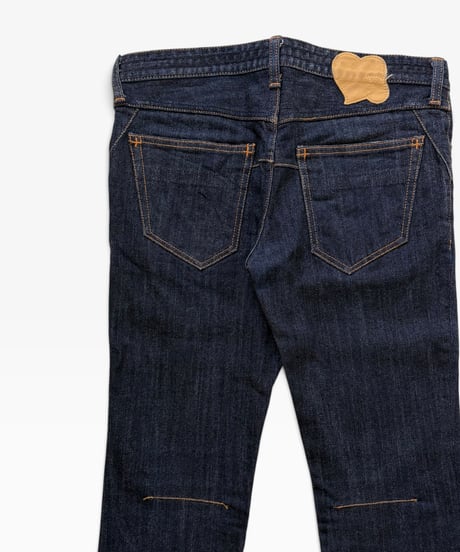 S/S 2009 NUMBER (N)INE “THE LONESOME HEROES” CRYING HEART STRETCH RAW DENIM