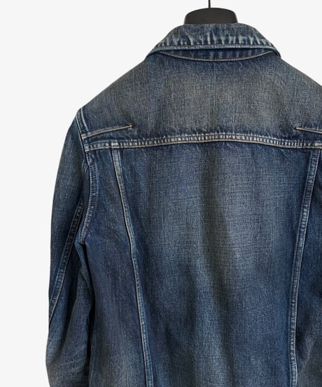 S/S 2008 NUMBER (N)INE “BIRDS” MUD WASH DENIM JACKET［3］