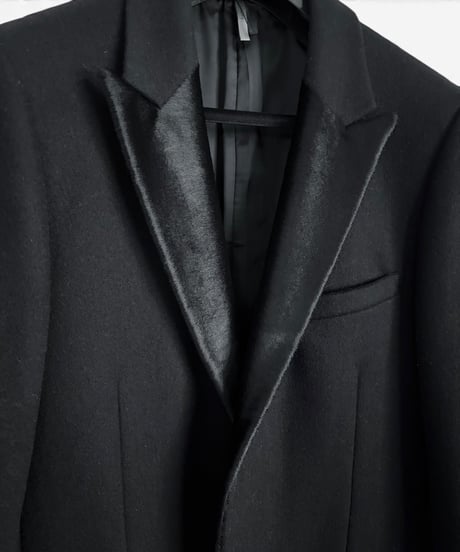 A/W 2004 DIOR HOMME “VOTC” RUNWAY PONY HAIR LAPEL COAT［48］