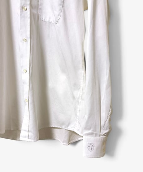 S/S 2011 BALMAIN HOMME TIGER EMBROIDERED BAND COLLAR SHIRT［40］