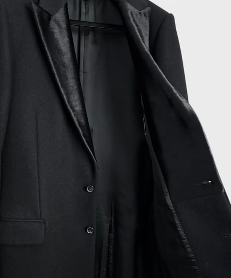 A/W 2004 DIOR HOMME “VOTC” RUNWAY PONY HAIR LAPEL COAT［48］