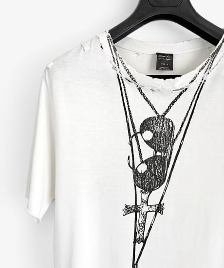 S/S 2006 NUMBER (N)INE “WELCOME TO THE SHADOW” NECKLACE T-SHIRT［2］