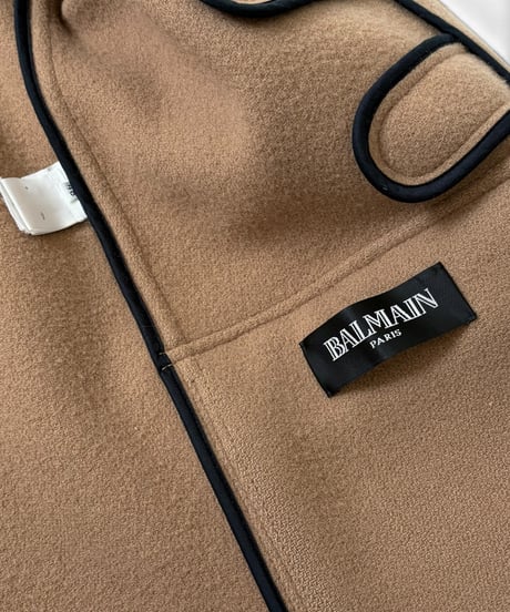 A/W 2011 BALMAIN HOMME ROPE TOGGLE DUFFLE COAT［48］
