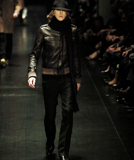 A/W 2005 DIOR HOMME “GLAM ROCK” RUNWAY FRINGE SCARF