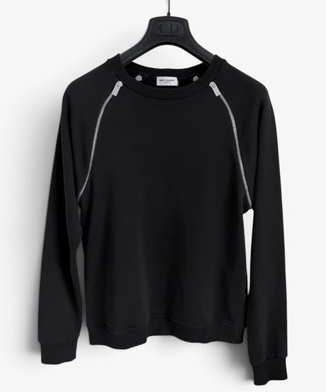 S/S 2013 SAINT LAURENT PARIS ZIPPER SWEATSHIRT［XS］
