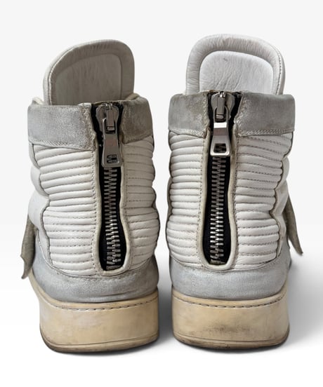 A/W 2012 BALMAIN HOMME VELCRO HI-TOP SNEAKERS［43］