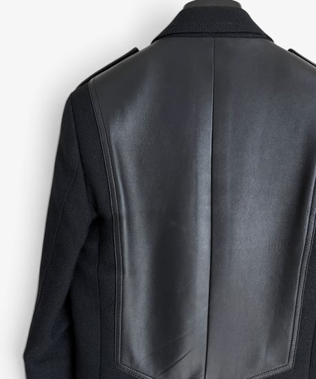A/W 2007 DIOR HOMME “NAVIGATE” LEATHER PANEL BLAZER［44］