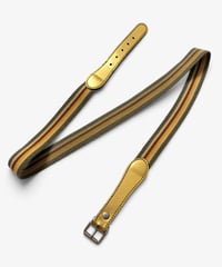 S/S 2005 DIOR HOMME “UNTITLED” GOLD STRIPED ELASTIC BELT［90］