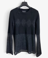 A/W 2006 NUMBER (N)INE “NOIR” ARGYLE KNIT SWEATER