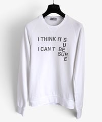 S/S 2006 DIOR HOMME “MODS/SKA” GUN MESSAGE PRINT SWEATSHIRT［XS］