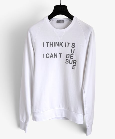 S/S 2006 DIOR HOMME “MODS/SKA” GUN MESSAGE PRINT SWEATSHIRT［XS］
