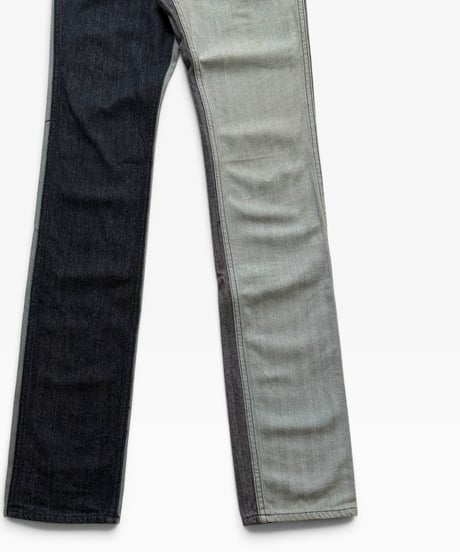 SS/AW 2003 NUMBER (N)INE “TOUCH ME I’M SICK” MIXED MATERIAL PANEL DENIM［2］