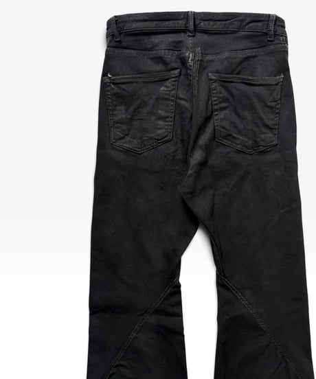 S/S 2024 RICK OWENS DRKSHDW WAXED BIAS BOOTCUT［28］