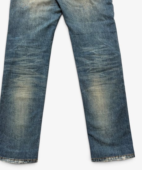 S/S 2017 SAINT LAURENT PARIS STUDDED LEATHER PATCH DENIM［29］