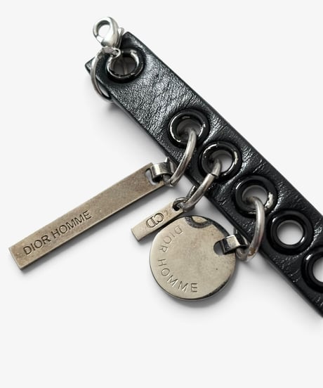 A/W 2003 DIOR HOMME “LUSTER” LEATHER BRACELET