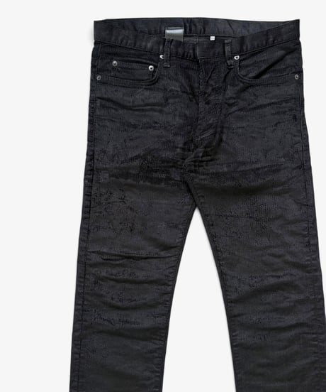 A/W 2007 DIOR HOMME “NAVIGATE” COATED BLACK CORDUROY［28］