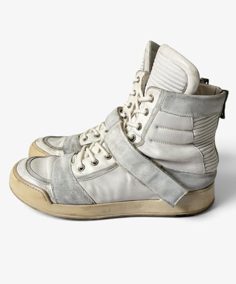 A/W 2012 BALMAIN HOMME BELTED HIGH TOP SNEAKERS［43］