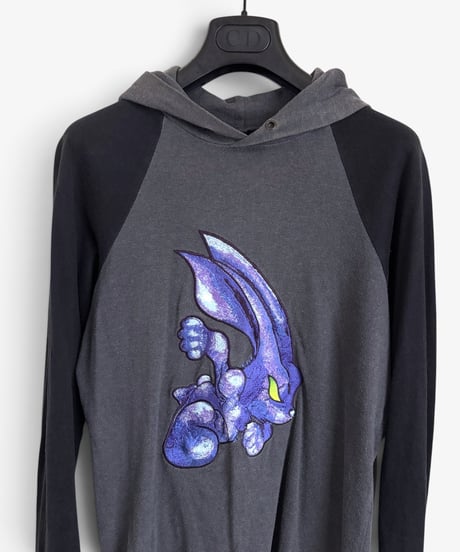 A/W 1998 BEAUTY:BEAST DARK KNIGHT RAGLAN HOODIE［2］