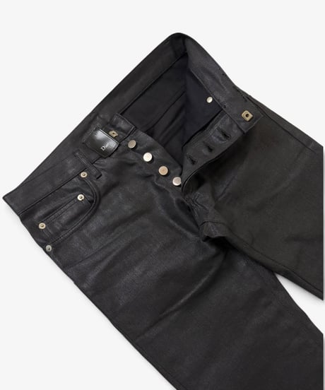 A/W 2007 DIOR HOMME “NAVIGATE” SHARP NOTATION COATED DENIM［28］