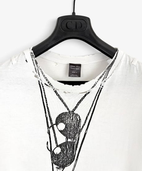 S/S 2006 NUMBER (N)INE “WELCOME TO THE SHADOW” NECKLACE T-SHIRT［2］