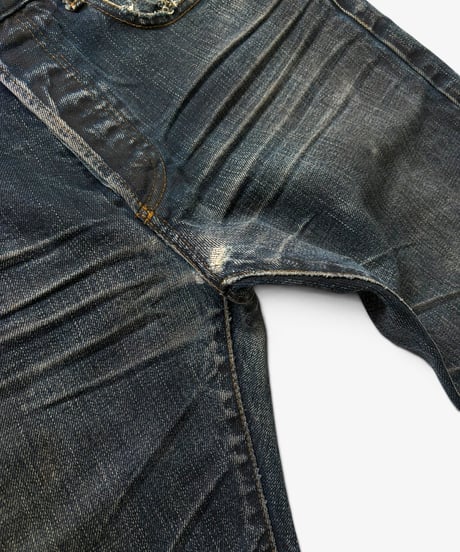 S/S 2003 DIOR HOMME “FOLLOW ME” COATED CLAWMARK DENIM［44］