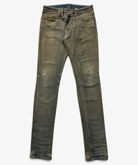 S/S 2010 JOHN GALLIANO HOMME DISTRESSED DIRTY WASH DENIM［44］
