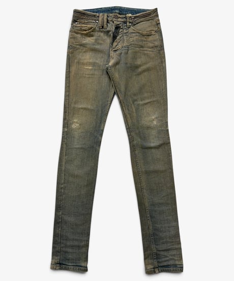 S/S 2010 JOHN GALLIANO HOMME DISTRESSED DIRTY WASH DENIM［44］