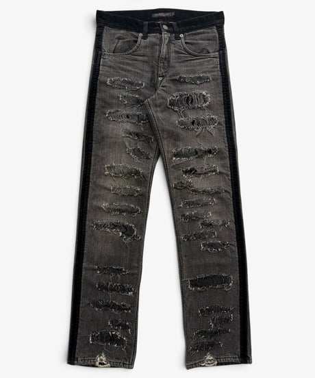 A/W 2002 UNDERCOVERISM “WITCHES CELL DIVISION” VELOUR CRUSHED DENIM［S］
