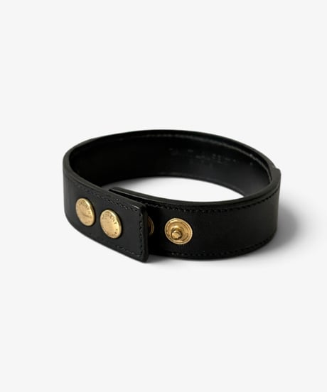A/W 2014 SAINT LAURENT PARIS DOUBLE CHAIN LEATHER BRACELET