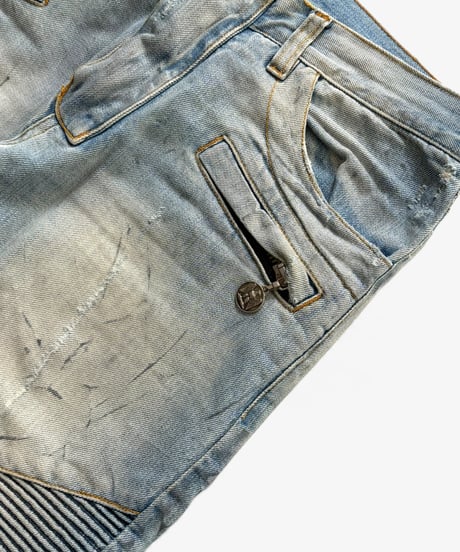 S/S 2011 BALMAIN HOMME CAMPAIGN EAGLE COIN BIKER［28］