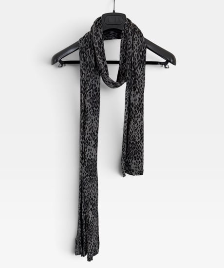 UNDERCOVERISM LEOPARD RAYON SCARF
