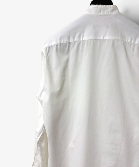 S/S 2011 BALMAIN HOMME TIGER EMBROIDERED BAND COLLAR SHIRT［40］
