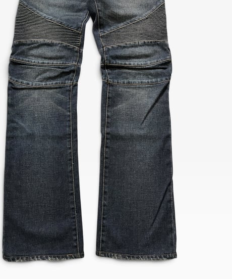 A/W 2010 BALMAIN HOMME WASHED BOOTCUT BIKER［29］