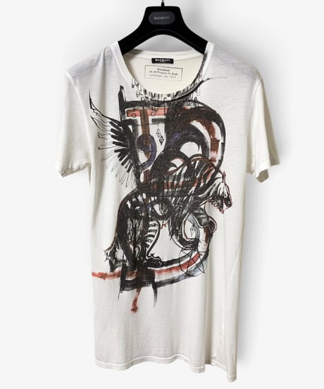 S/S 2011 BALMAIN HOMME WING TIGER T-SHIRT［S］