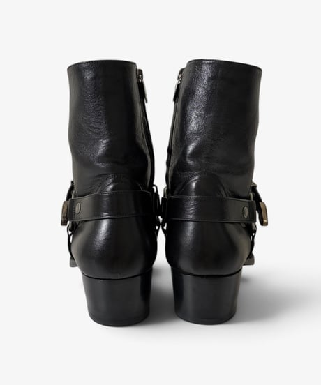 S/S 2019 SAINT LAURENT PARIS WYATT 40 WESTERN HARNESS RING BOOTS［43］
