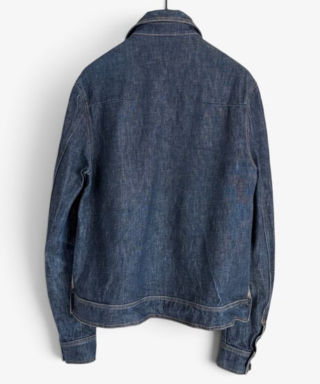 A/W 2002 DIOR HOMME “REFLECTION” CONCEALED BUTTON RAW DENIM JACKET［48］