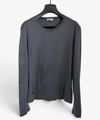 A/W 2006 DIOR HOMME “THESE GREY DAYS” BEE EMBROIDERED STRETCH LONG SLEEVE T-SHIRT［S］