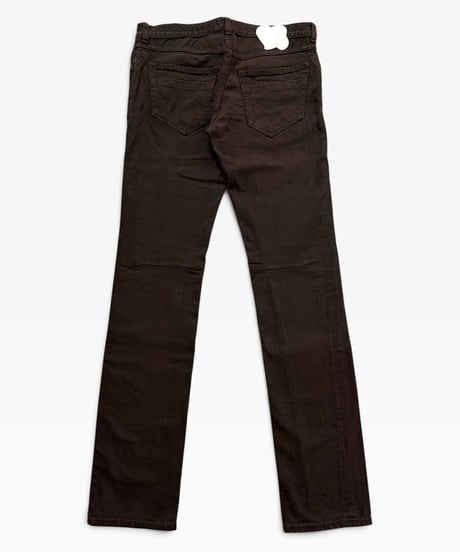 S/S 2007 NUMBER (N)INE “A BOUT A BOY” CRYING HEART DARK BROWN DENIM［2］
