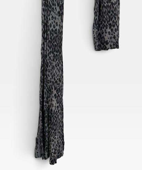 UNDERCOVERISM LEOPARD RAYON SCARF
