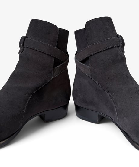 A/W 2016 SAINT LAURENT PARIS SUEDE JODHPUR BOOTS［40］