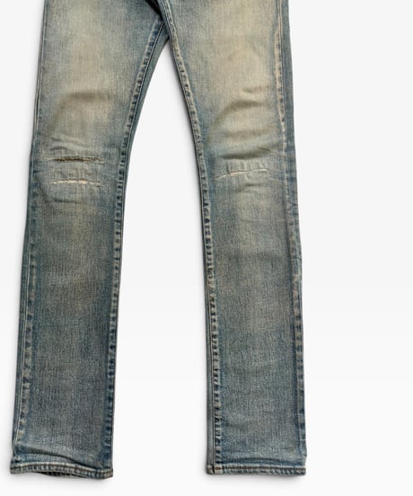 A/W 2015 SAINT LAURENT PARIS DISTRESSED REPAIR DENIM［27］