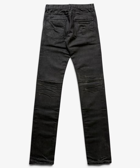 S/S 2007 DIOR HOMME “WLGT” GRAPHITE COATED DENIM［28］